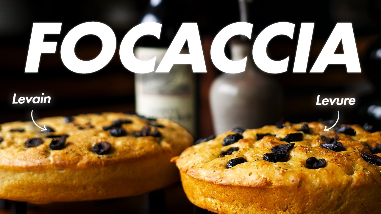 Le PAIN de la FLEMME - Focaccia zéro effort