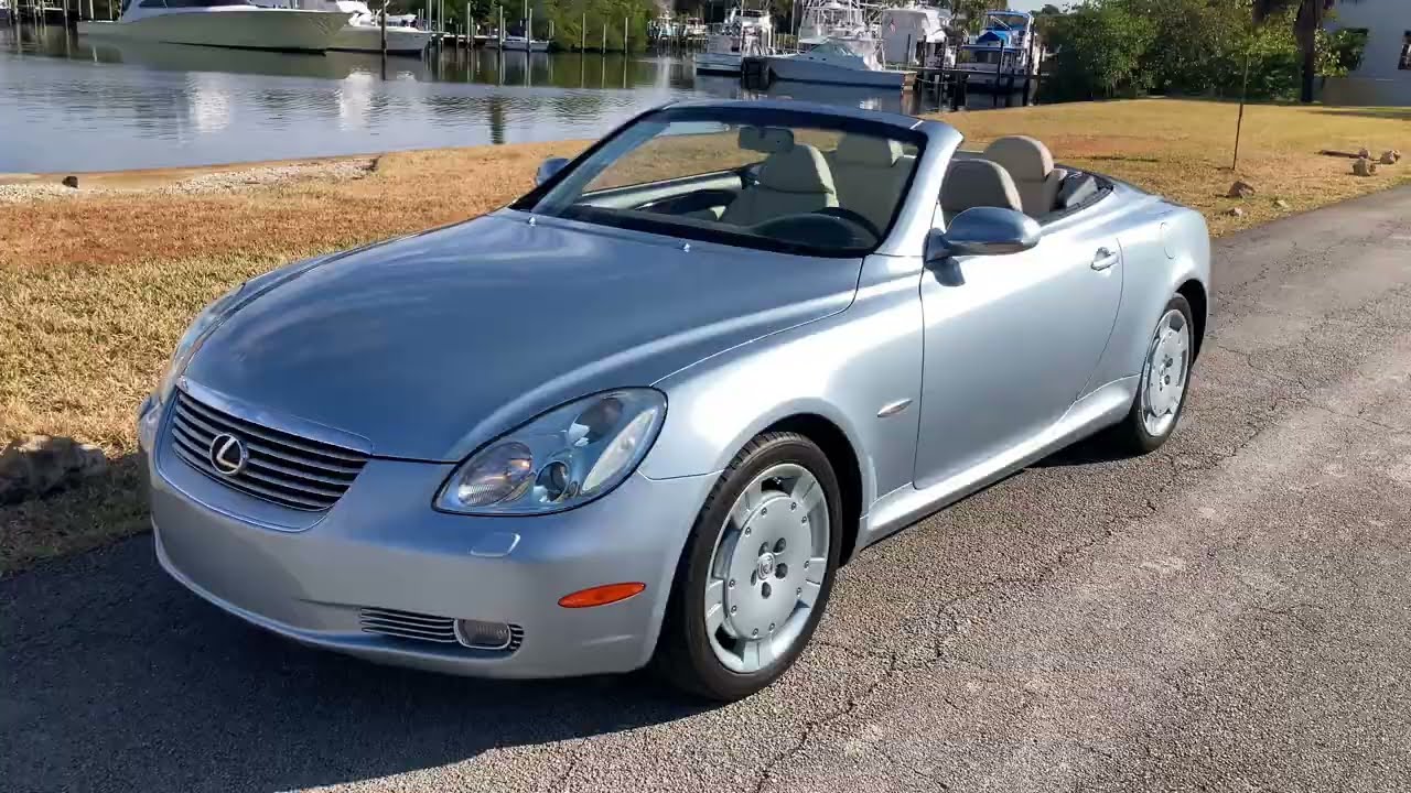 2004 Lexus SC430 Pebble Beach Walkaround Video + Convertible top operation
