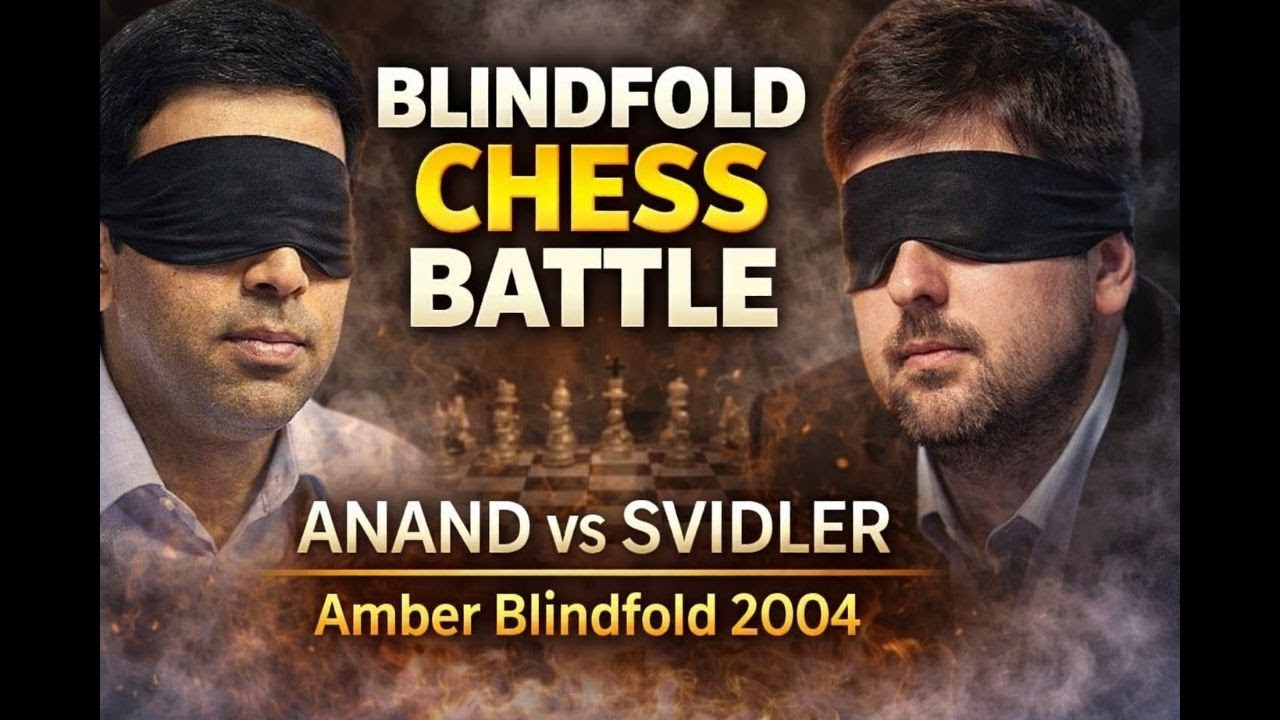 Anand vs Peter Svidler | Amber Blindfold 2004 | Legendary Blindfold Chess Battle