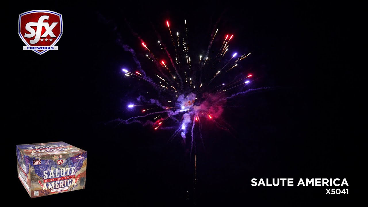 Salute America, a 500-Gram Repeater by SFX Fireworks