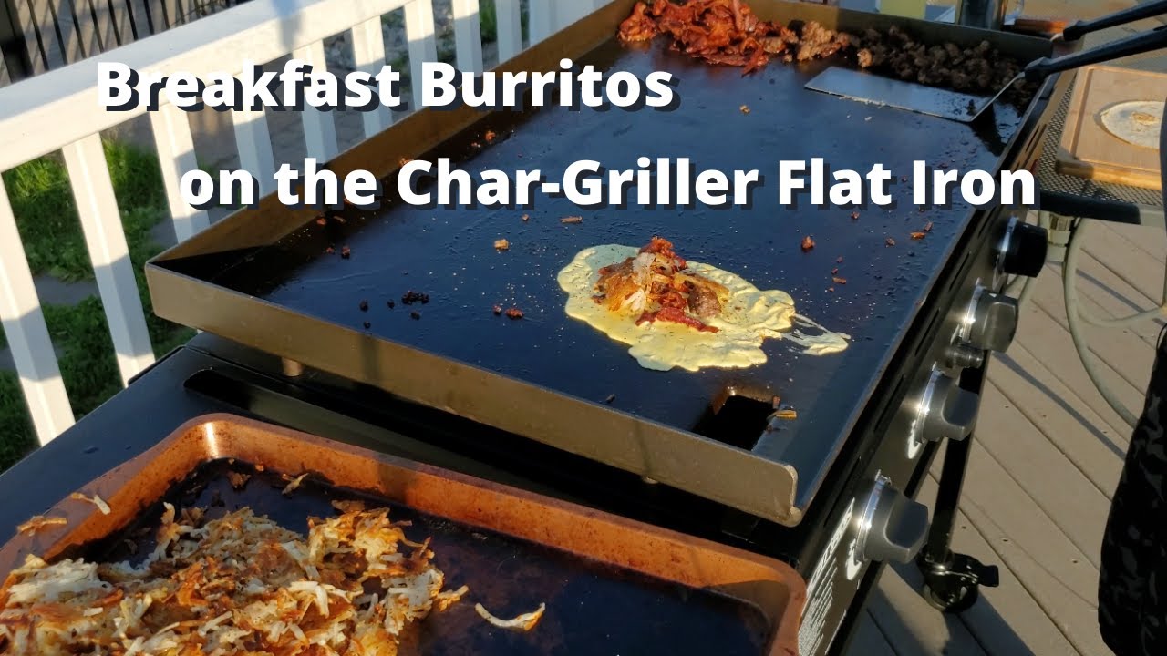 Буррито на завтрак на гриле Char-Griller Flat Iron