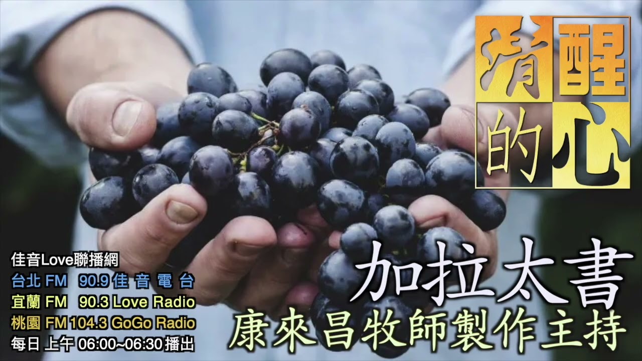 加拉太書 第05章 聖靈所結的果子是哪些?如何能活出這些生命特質? 清醒的心0308