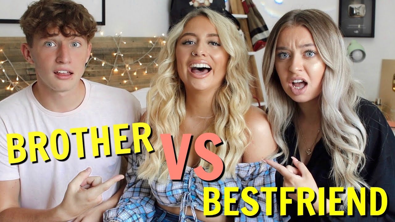 Bestfriend VS Brother!! Who knows me better!! | Saffron Barker