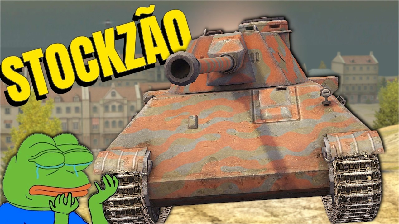 TIVE QUE JOGAR COM O VK 30.01D TOTALMENTE STOCK…. | World of Tanks Blitz