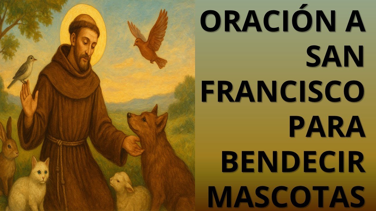 ▶ ORACIÓN A SAN FRANCISCO DE ASÍS PARA BENDECIR A LAS MASCOTAS - ORACION Y PAZ