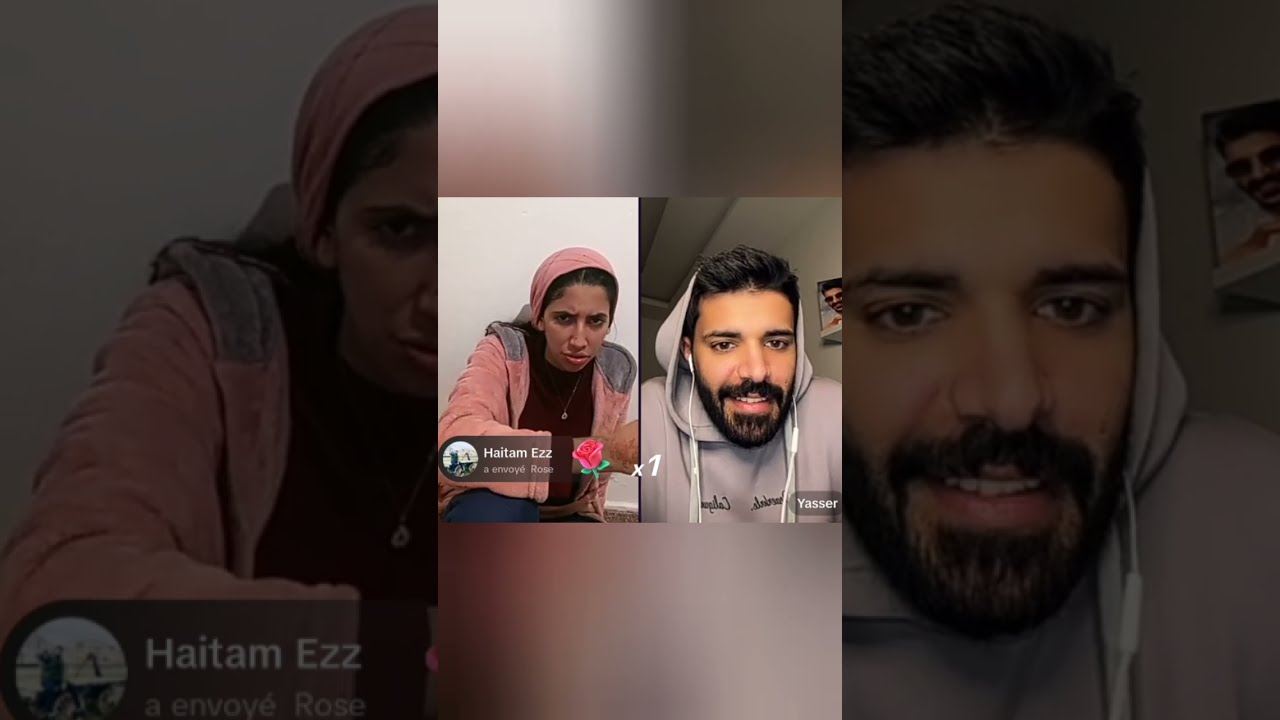 شوفو الحب❤️ كيفاش ولا كيبان فعينين شيماء و ياسر 🥴بعدما كان مقلق عليها ياسر 😏 وتصالحو🤭😍
