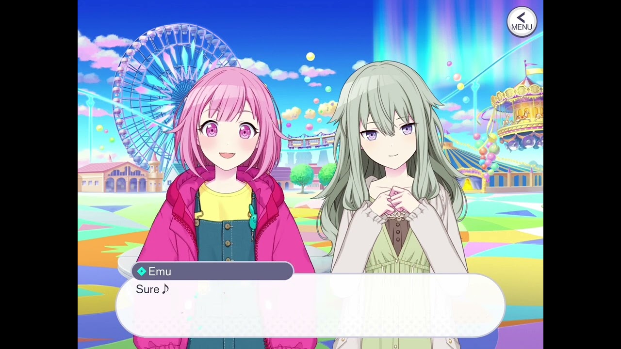 Emu makes Nene laugh😭😭💗