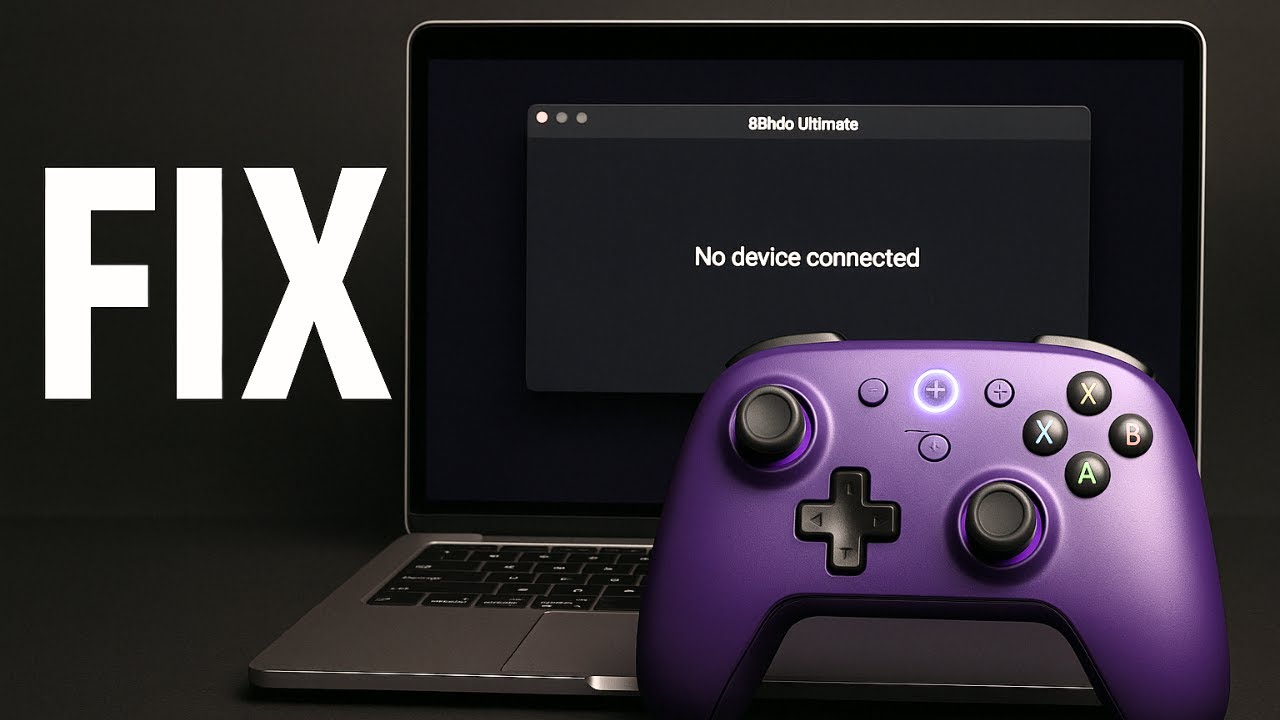 Как исправить ошибку, из-за которой 8BitDo Ultimate Software не распознаёт контроллер