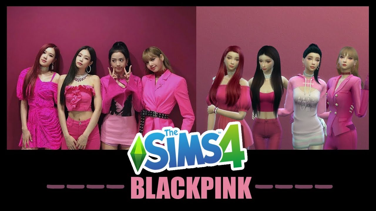 [The Sims 4] สร้างซิมส์ BLACKPINK - DDU-DU DDU-DU (ชุดที่ Music Core) + CC Links