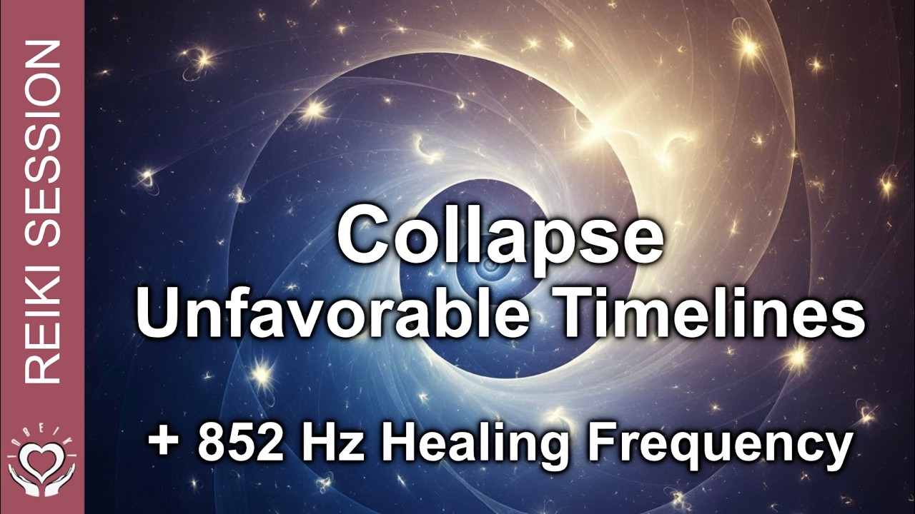 852Hz Reiki Negative Probabilities Clearing | Favorable Timeline Shift
