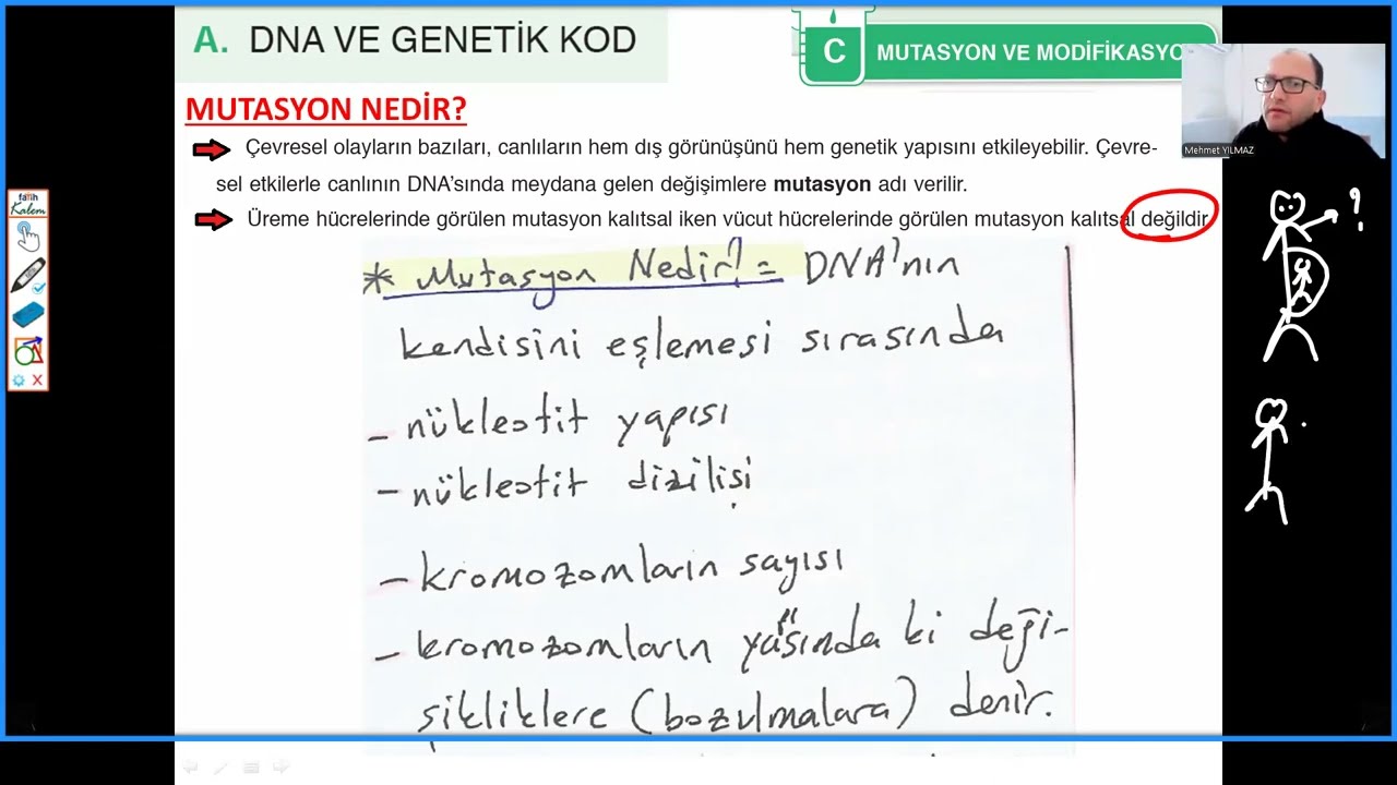 2.ünite-3. konu - Mutasyon -  Modifikasyon