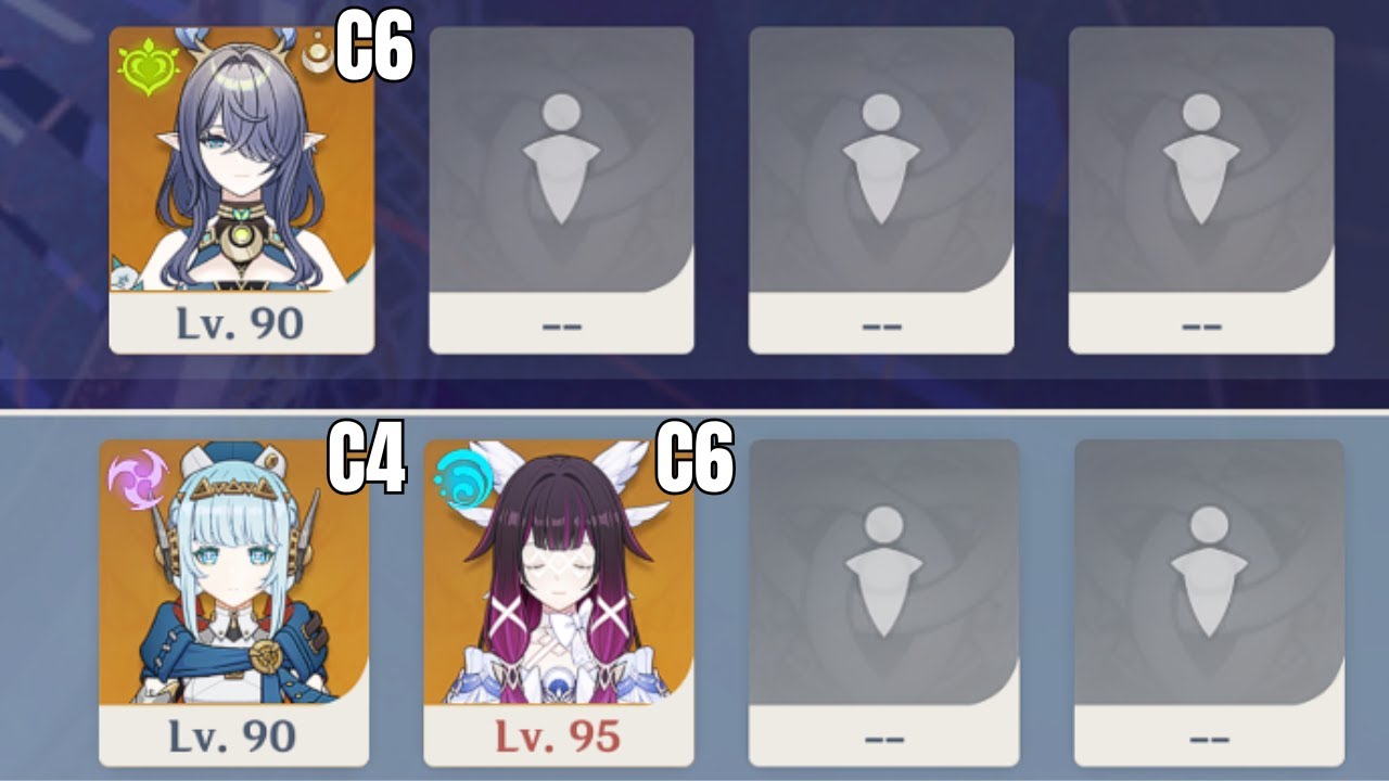 Lauma & Columbina Solo/Duo Spiral Abyss Luna IV/6.3