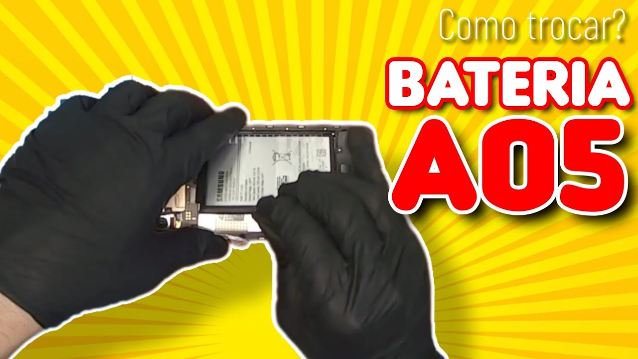 Como Trocar Bateria Samsung A05 | Bateria WT-S-N28