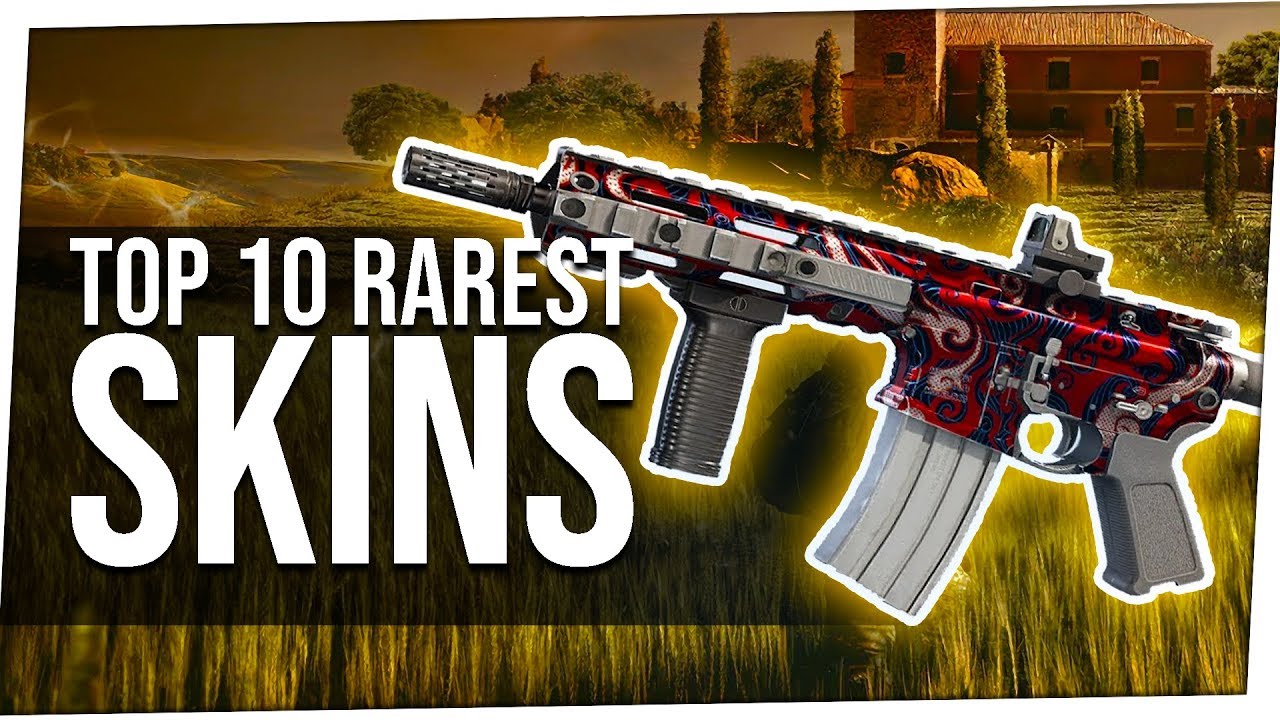 Top 10 Rarest Skins in Rainbow Six Siege