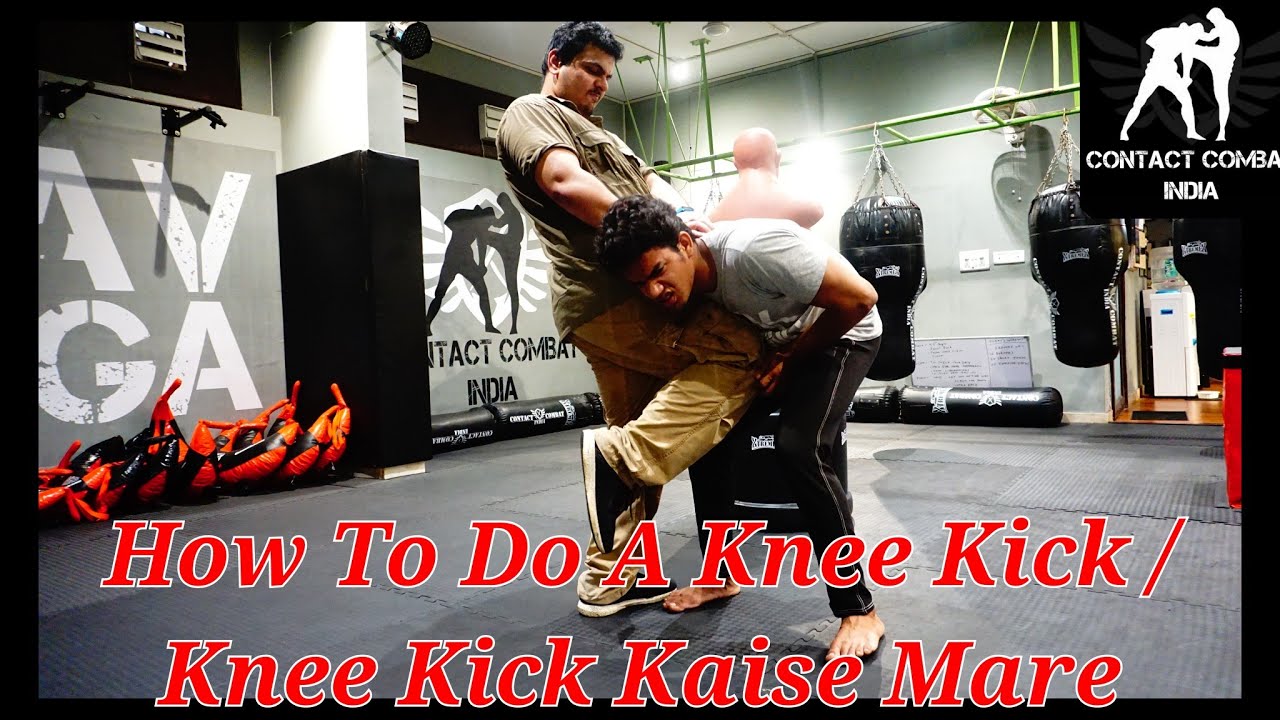 How To Do A Knee Kick / Knee Kick Kaise Mare #kravmaga #selfdefense #combattraining #kneekick