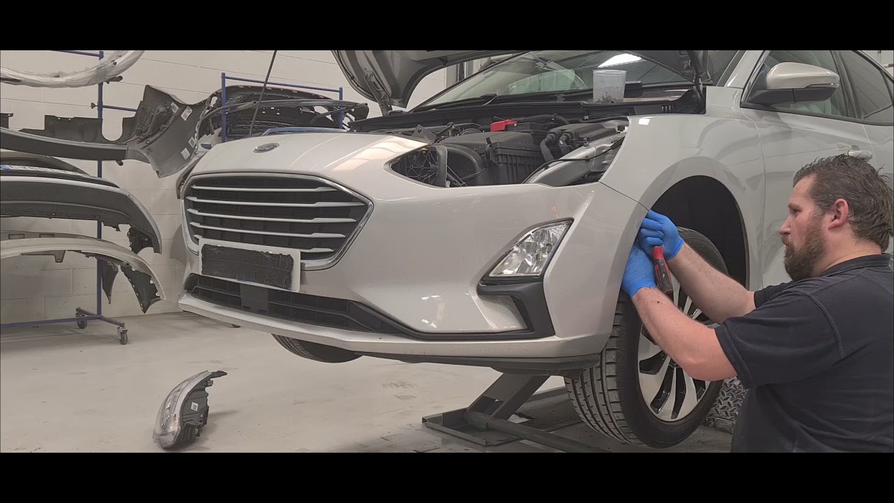 How to remove a 2019 Ford Focus front bumper...
