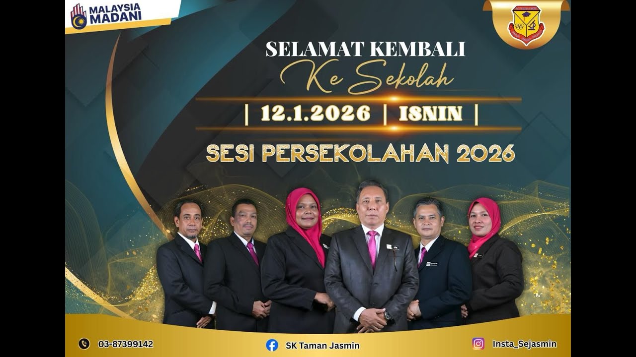 EP 24 : SELAMAT KEMBALI KE SEKOLAH SESI 2026 - SK TAMAN JASMIN