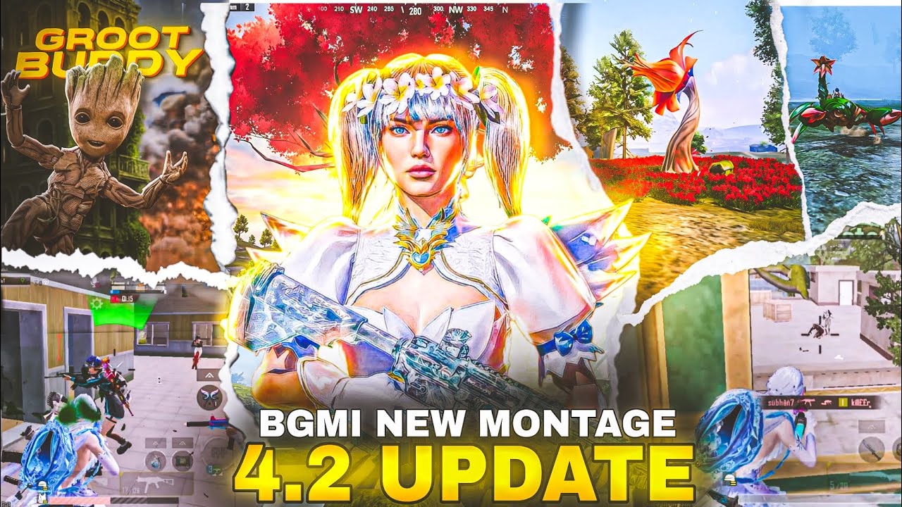 BGMI NEW MONTAGE  { 4.2 UPDATE } / #bgmi #pubgmobile #gaming 