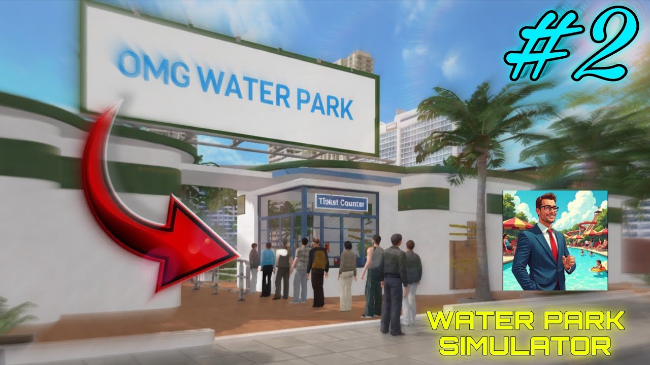 THE SUMMERS DAY ON | WATER PARK SIMULATOR | #trending #gaming 