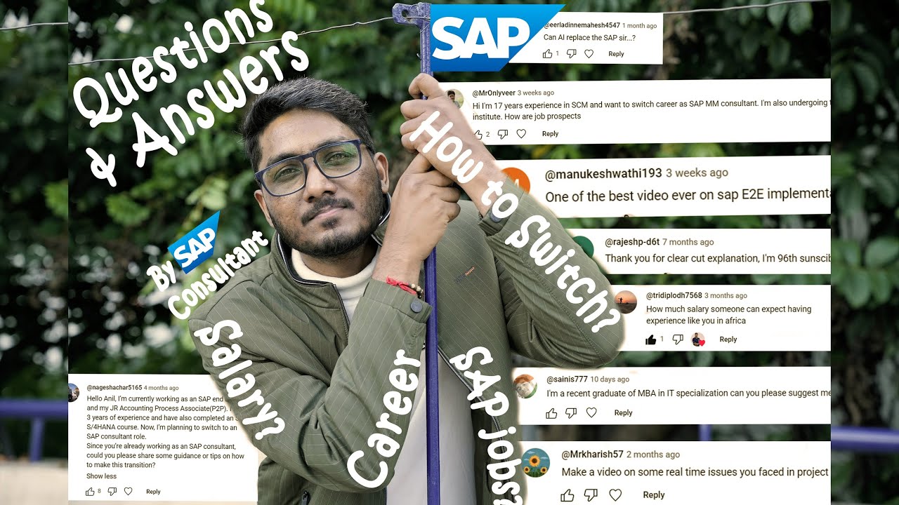 SAP Career Q&A &ndash; Real Answers to Your Comments (Vol. 1) | Fresher, MM, FICO, Salary & Transition