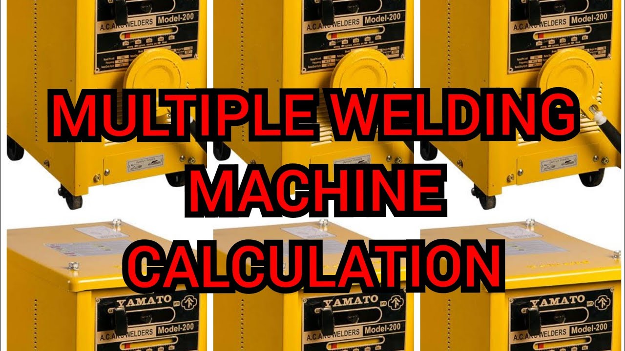 Paano malalaman ang breaker at wire ng two or more welding machine