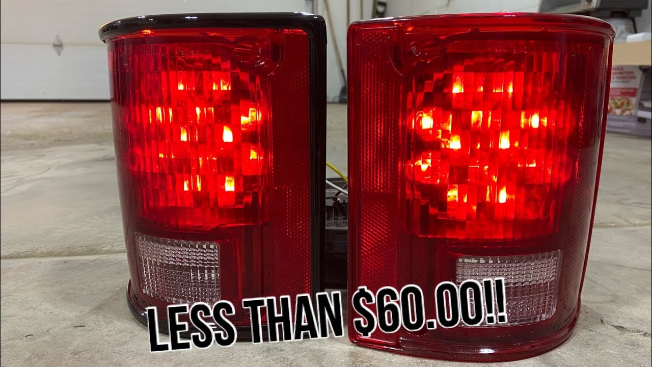 DIY LED Squarebody Chevy Taillights!!