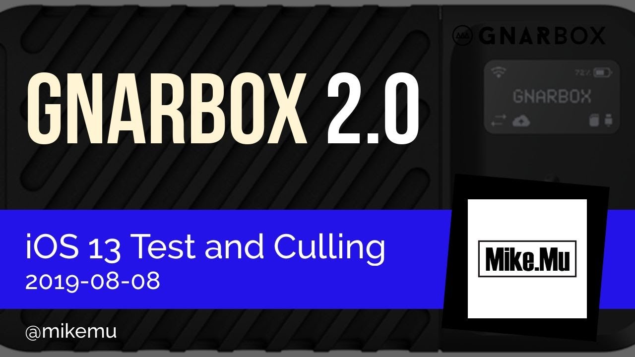 Gnarbox 2 | Testing, Culling and Selects App with iOS 13 beta