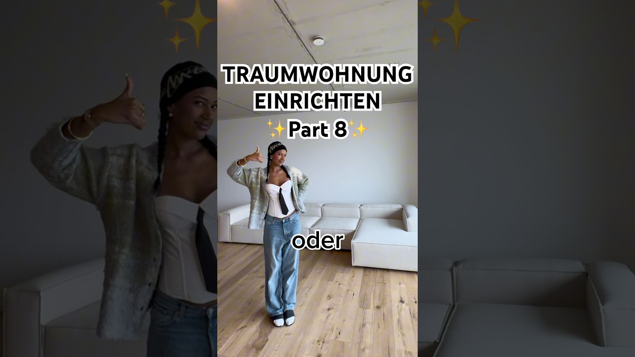 Wir richten gemeinsam meine TRAUMWOHNUNG ein - Part 8😍 #wohnung #einrichtung #einrichten #sofa