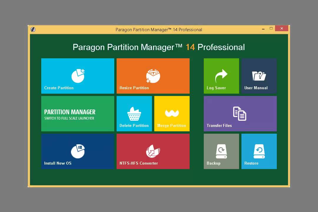 Paragon Partition Manager 14 Home With Free Updates Discount 50%