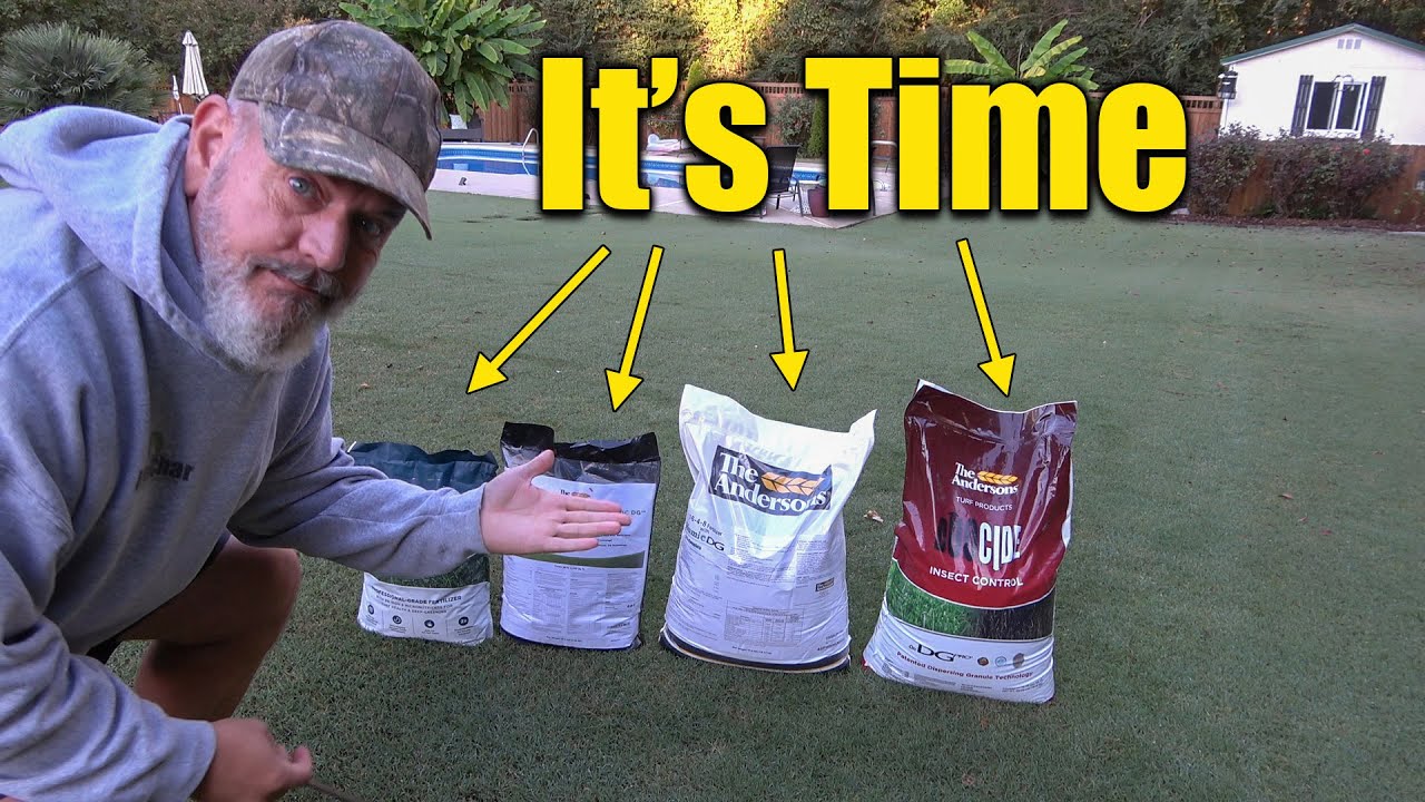 Fall Lawn Grub Killer and Last Fertilizer