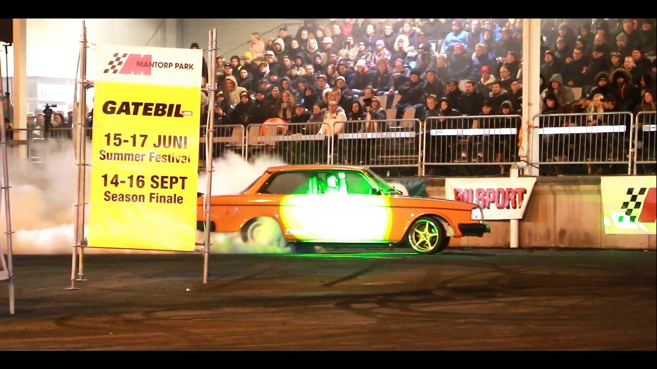 Volvo 240 weber Burnoutshowen elmia 2018