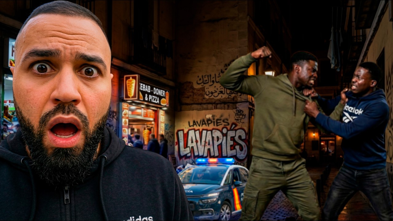 Madrid ya no es lo que era&hellip; Entr&eacute; SOLO en Lavapi&eacute;s de noche 😱