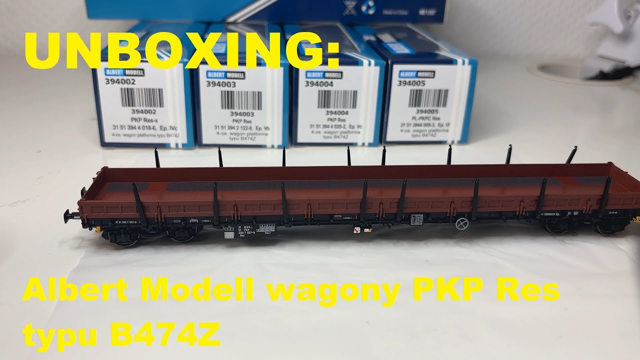 UNBOXING: Albert Modell wagony PKP Res typu B474Z