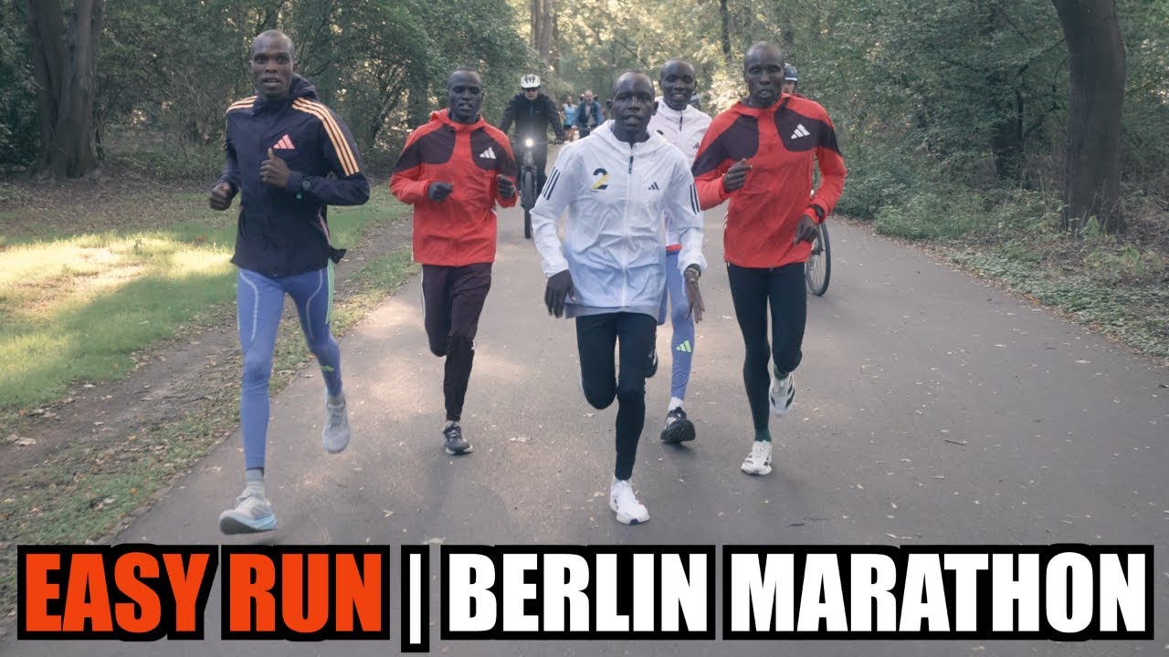 How The Elites Do Their Easy Run One Day Before Berlin Marathon