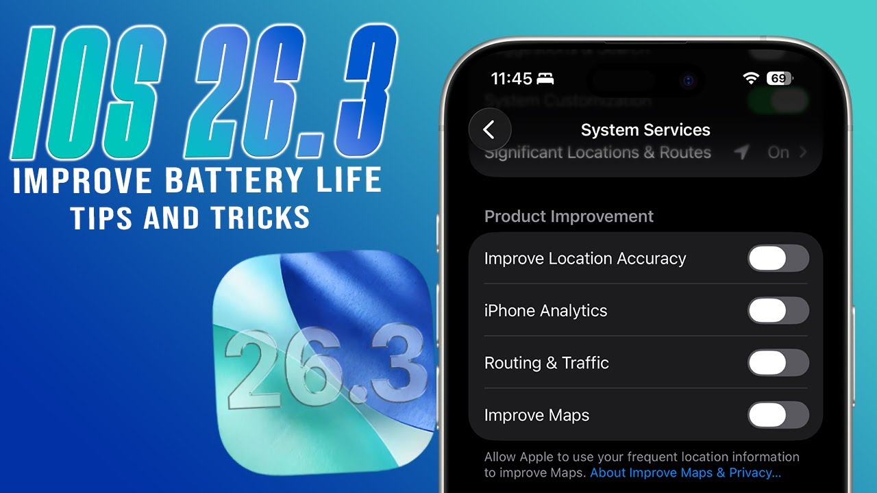 iOS 26.3 - Battery SAVING TIPS & TRICKS