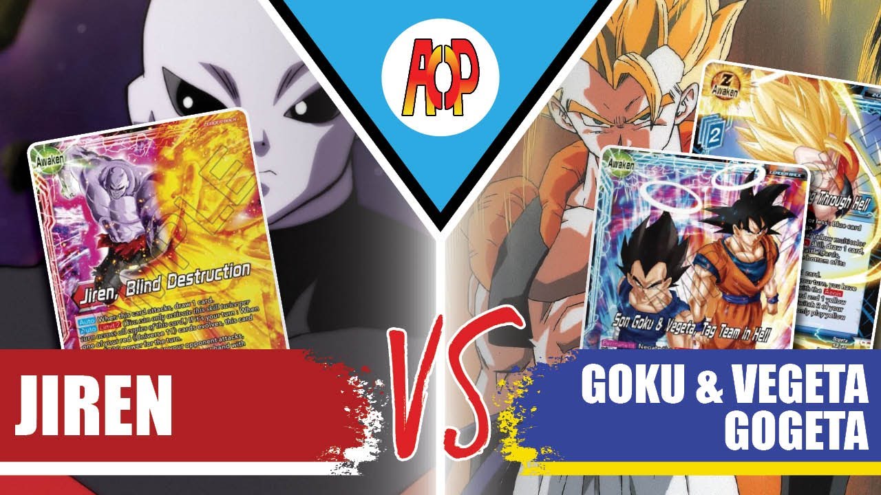Jiren (R) vs Gogeta (U/Y) | Gameplay | Critical Blow | DBS TCG