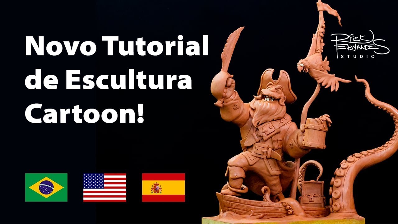 ATENÇÃO!!! Novo Tutorial de Escultura estilo Cartoon!!!