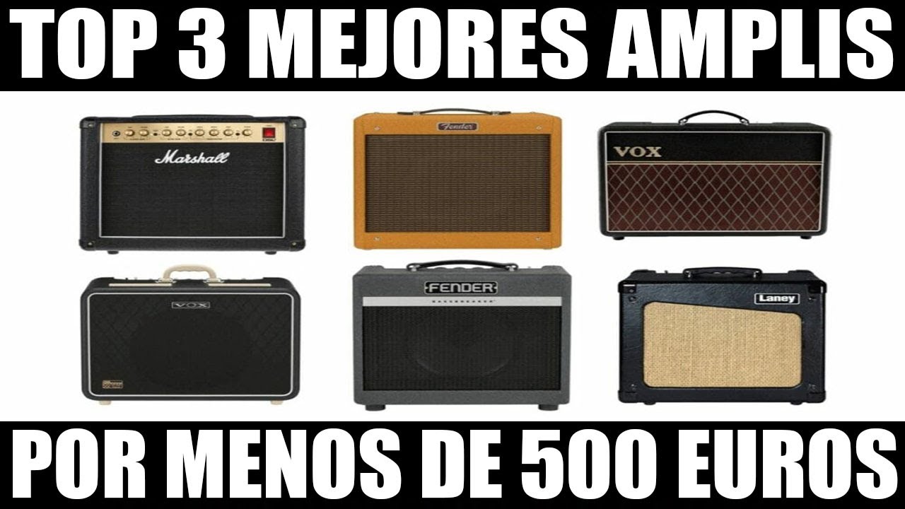 ▶️ TOP 3 los MEJORES AMPLIFICADORES de guitarra PARA METAL por MENOS DE 500 euros