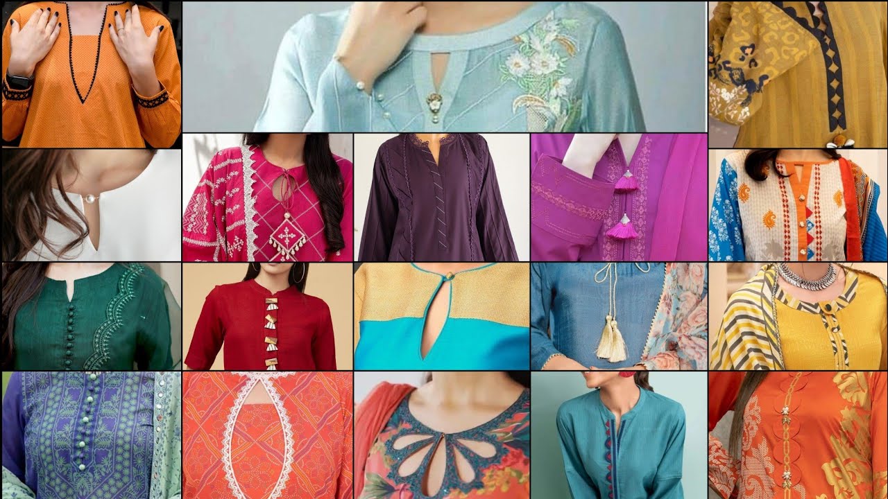 Stylish Neckline Designs | Comfortable Creative Neck Design | Kurti neck designs