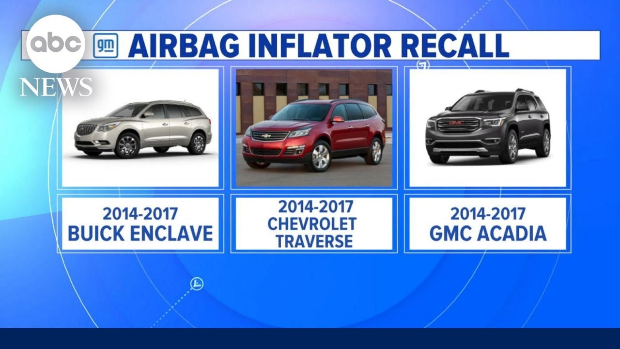 GM recalls nearly 1 million SUVs for airbag fault l GMA