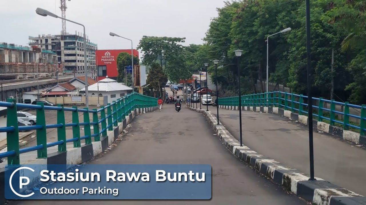 Tempat Parkir Stasiun KAI Commuter Rawa Buntu Serpong - Carpark of Indonesia