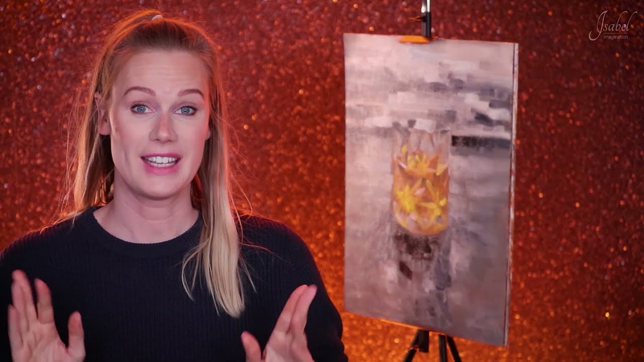 ASMR | STILL LIFE PAINTING | RELAXING ART TUTORIAL | Close-up Whispers | Isabel imagination