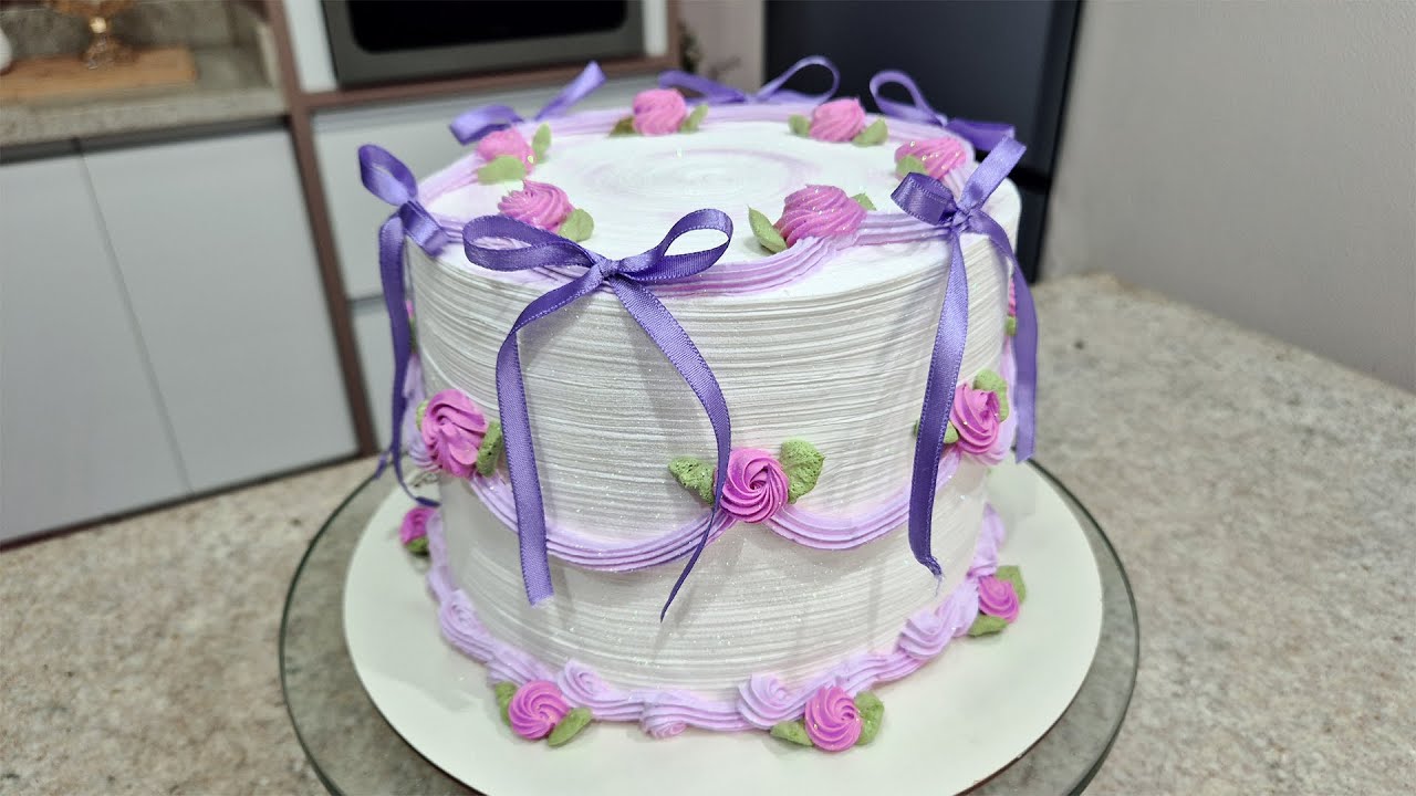 BOLO PARA 25 PESSOAS / DECORAÇÃO TENDÊNCIA PARA 2025 / RECHEIO MOUSSE DE MORANGO@PARIS CAKE DESIGNER