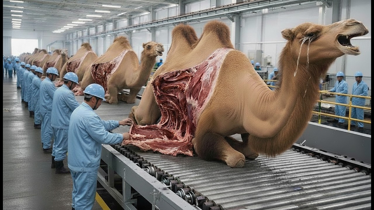 Inside the World’s Largest Bactrian Camel Mega Factory: Two-Humped Camel to Million-Dollar Products
