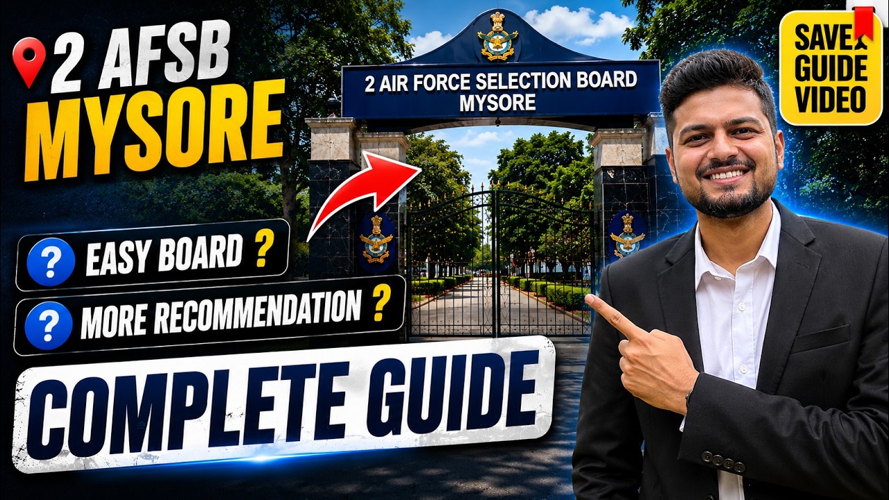 Got 2 AFSB Mysore? Watch This BEFORE Reporting! | Complete Guide + FREE PDF (2026) #2afsbmysore