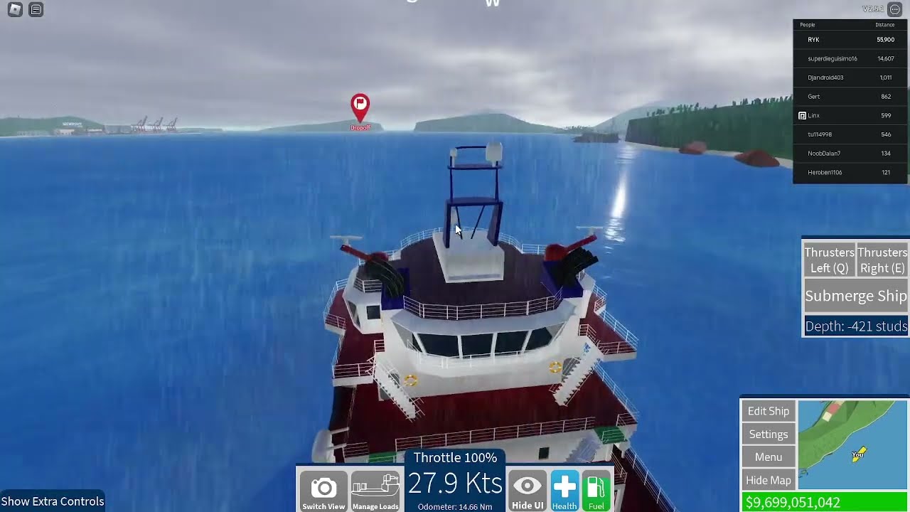 driving new heavy lifter in shipping lanes