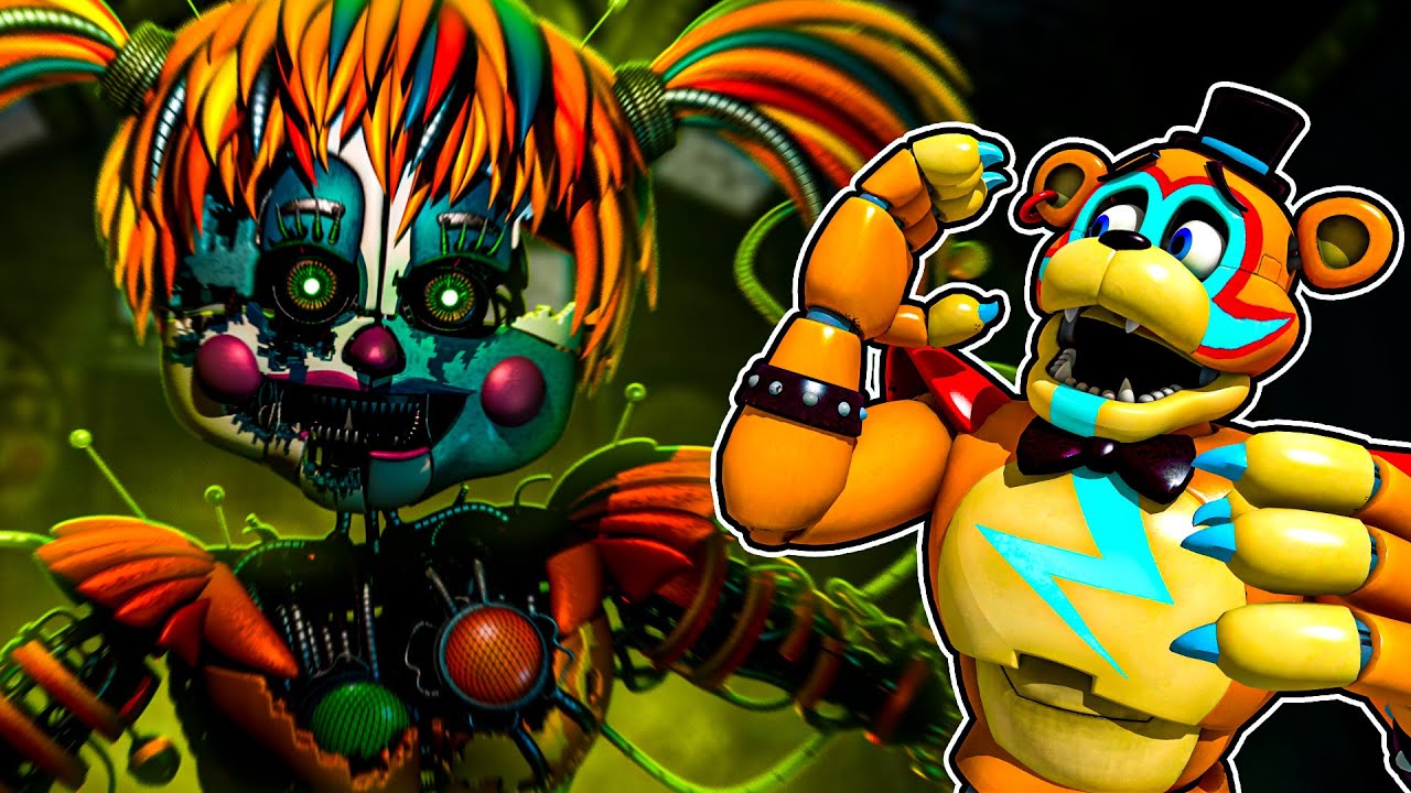 Ultimate FNAF Custom Night with Circus Baby and Glamrock Freddy