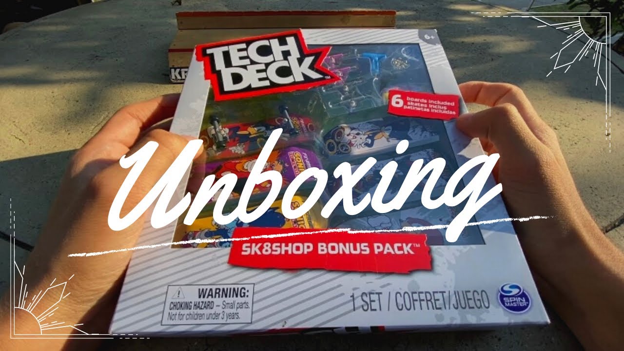 🟢 SK8 SHOP BONUS PACK: UNBOXING DE FINGERBOARDS TECH DECK Hobbies para hacer en casa Burbuja P.