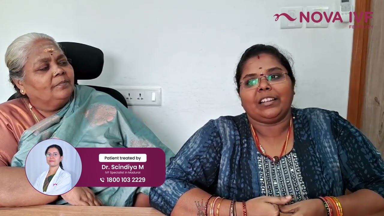 The couple conceived after IVF treatment by Dr. Scindiya, IVF specialist, Nova IVF Madurai