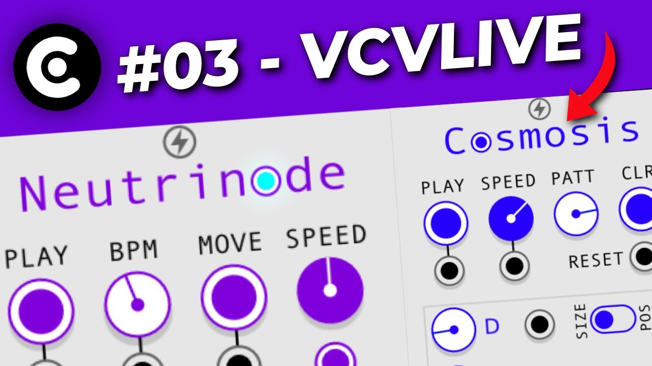reando secuencias locas en VCV Rack (Cosmosis + Neutrinode) 🎛️